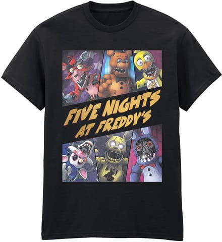 Five Nights at Freddy’s T-Shirt Characters S