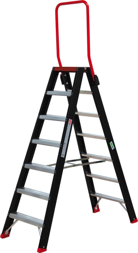 Altrex Taurus 7 treeds - Magazijntrap - Dubbel oploopbaar - Werkhoogte 3.65m - Opberghoogte 1.77m