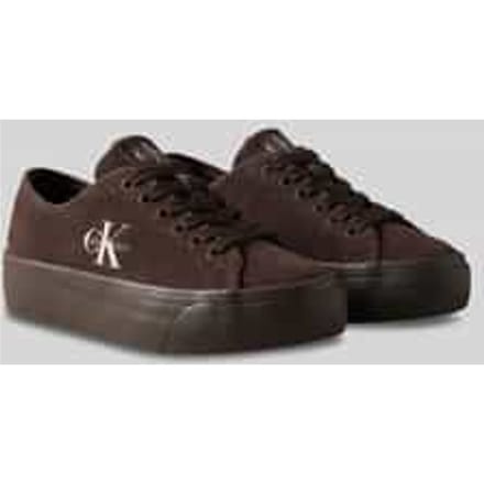 Sneakers met logodetails