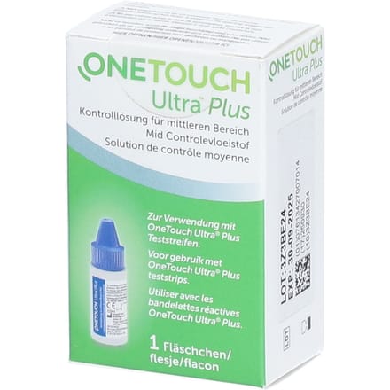 ONE TOUCH Ultra Plus Solution de Contrôle Moyenne 3,8 Accessoires