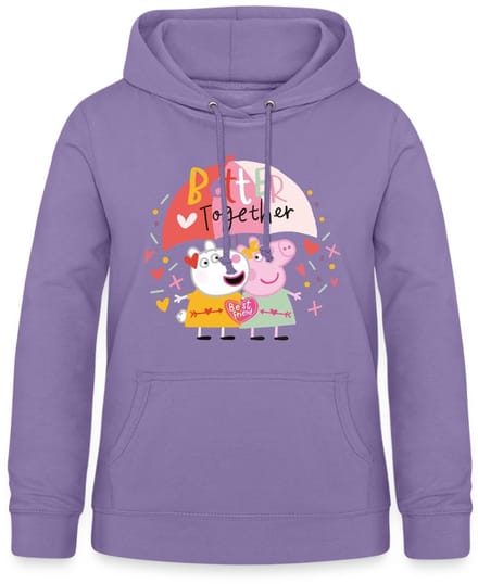 Peppa Pig En Suzy Sheep Better Together Hoodie Dames