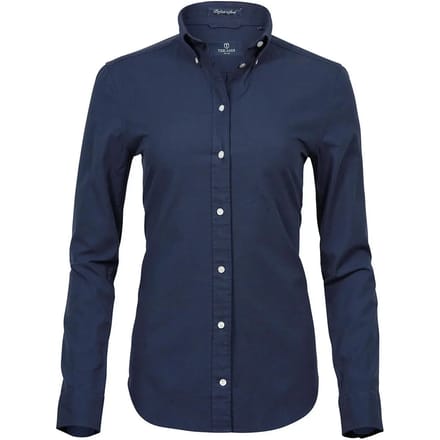 Tee Jays - WomenÂ´s Perfect Oxford Shirt - Navy maat M