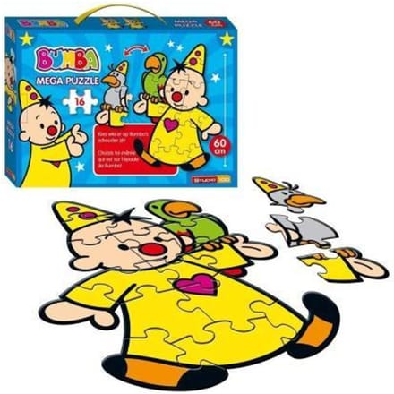 Bumba - Puzzelmat - Mega vloerpuzzel - 16 stukken - 60 cm groot - In een koffertje