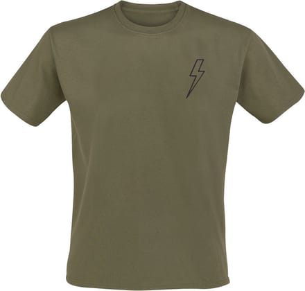 AC/DC High voltage Heren T-shirt - olijf - 3XL