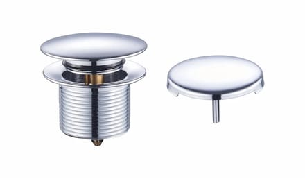 DutchLine - Afvoerplug Met Overloop Voor Bad – Chroom