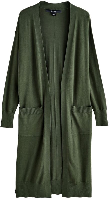 Next - Dames - Lang vest met lange mouwen - Groen