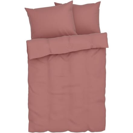 LIVARNO HOME Muslin beddengoed, met 2 kussenslopen (Lichtroze)