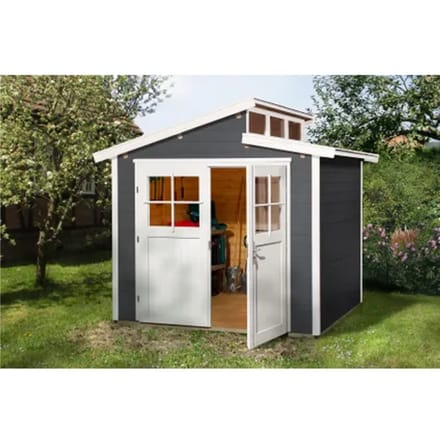 Weka Tuinhuis 226 - Antraciet/blanc - 252x235cm