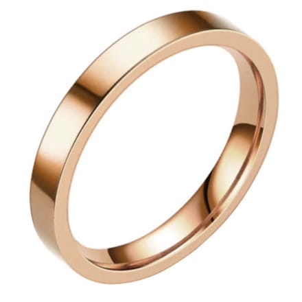 LGT Jewels smalle stalen ring Rose 3mm-19mm