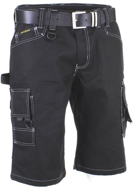 Tricorp Worker Canvas kort - 502006  - Zwart - maat 42