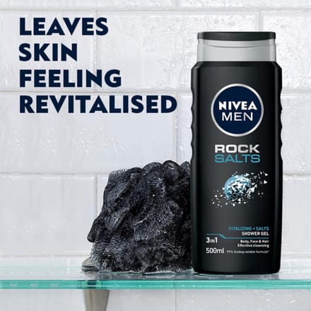 NIVEA Men Rock Salts Douchegel - 500 ml