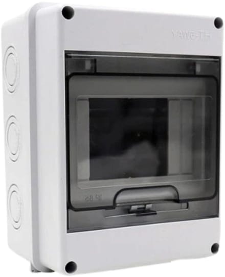 Zekeringkast Opbouw - Verdeelkast Waterdicht - Buiten Elektra - IP65 Waterdicht - 5 Modules - Grijs