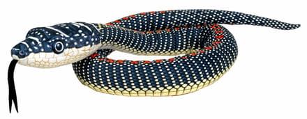 Wild Repbulic paradijsslang knuffel - 137 cm - pluche - knuffeldieren - slangen