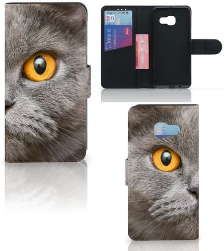Telefoonhoesje met Pasjes Samsung Galaxy A3 2017 Britse Korthaar