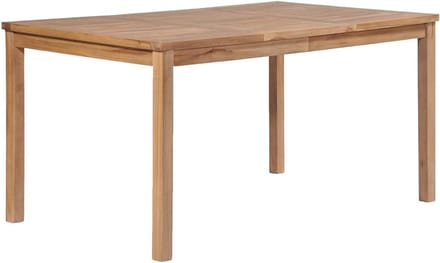 Robuuste Tuin- en Eettafel van Massief Teakhout voor Buiten en Binnen