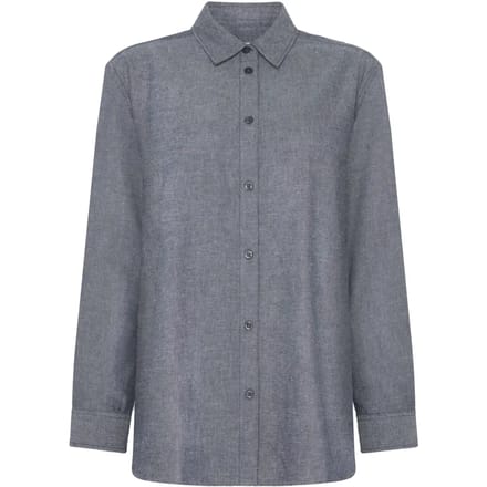Flanellen blouse met lange mouwen dames KnowledgeCotton Apparel Organic GOTS