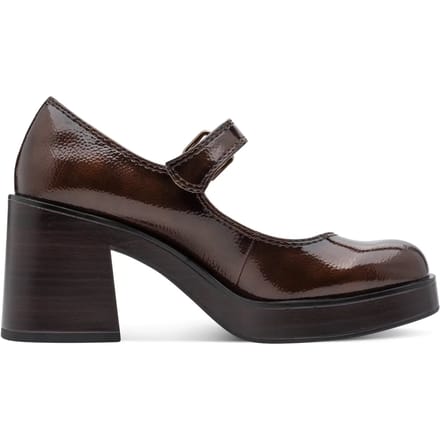 Tamaris Instappers Met Hak bruin Synthetisch - Maat 40