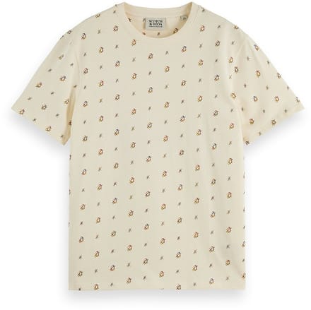 Scotch & Soda Micro-Printed Regular-Fit T-Shirt
