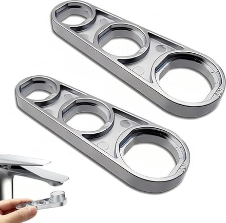 Multi-function Wrench, 2 Pieces Different Specifications, 6 Sizes, Stainless Steel, Universal Service Key, Replacement - ShopVlot