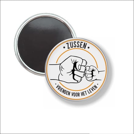 Button Met Magneet 58 MM - Zussen - NIET VOOR KLEDING