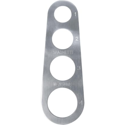 1 st RVS Spaghetti Afmeter Meetinstrument 4 Porties Koken Pasta Liniaal gray