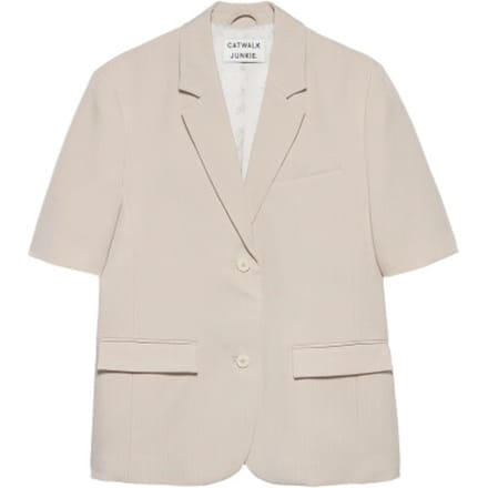Catwalk Junkie Short sleeve pinstripe blazer