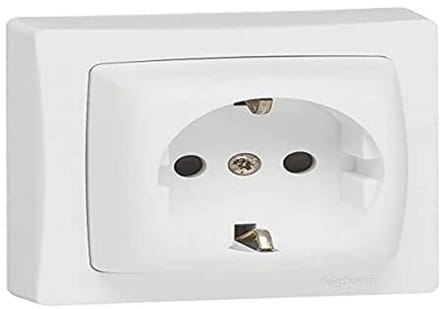 Modulaire Basisoplossing 2-polig met Aarding, 16A/230V voor Elektrische Installaties