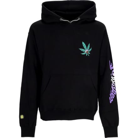 Herenhoodie Skull Liquid Hoodie Zwart
