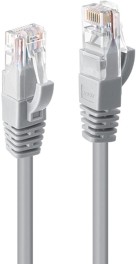 Lindy 48003 netwerkkabel Grijs 2 m Cat6 U/UTP (UTP)