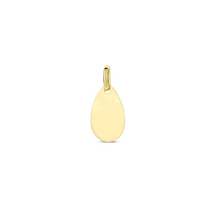 14K geelgoud graveerhanger 19 mm 4032773
