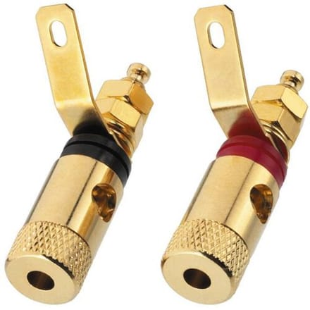 Monacor LS-klemmen BP-260G 1 paar