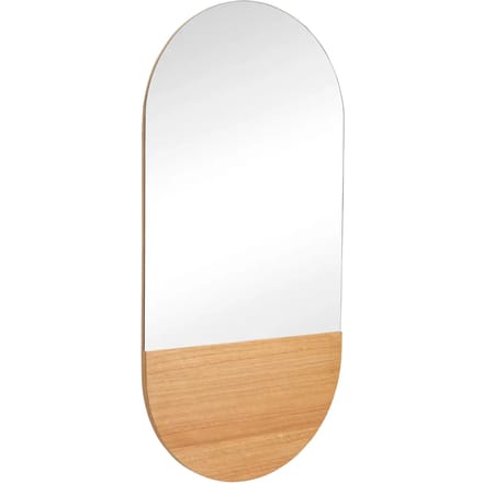 Ovale wandspiegel Hubsch Interior Crescent