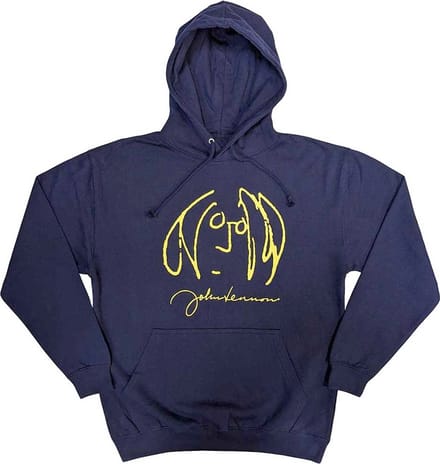 John Lennon - Self Portrait Hoodie/trui - S - Blauw
