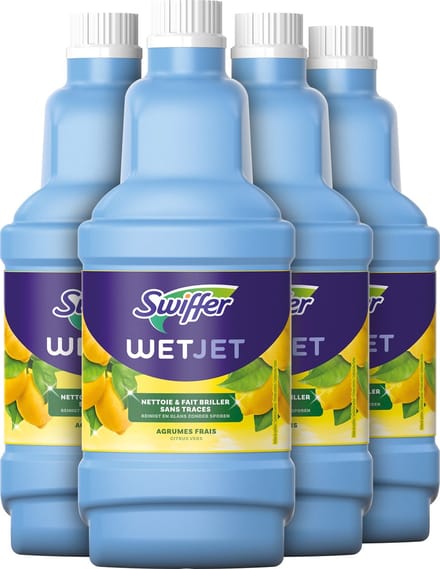 Swiffer WetJet - Alles-in-één Dweilsysteem Reinigingsmiddel - Citroen Fris - 1.25l