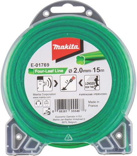 Makita E-01769 Maaidraad 2x15mtr groen