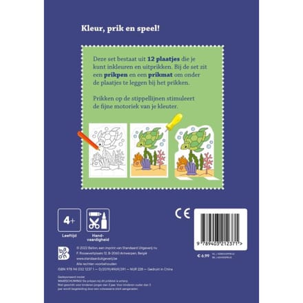 Dieren - Kleur- En Prikblokken