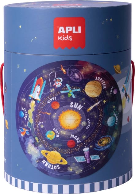 Apli Kids Ronde Puzzel Zonnestelsel