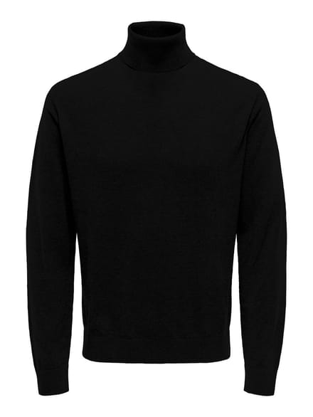 ONLY&SONS - ONSLOUI REG 12 MEL ROLL KNIT NOOS - Heren - Gebreide truien