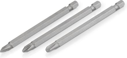 Kreator - Accessories - KRT061275 - Schroefbits - PH1-2-3 89mm - 3 st.