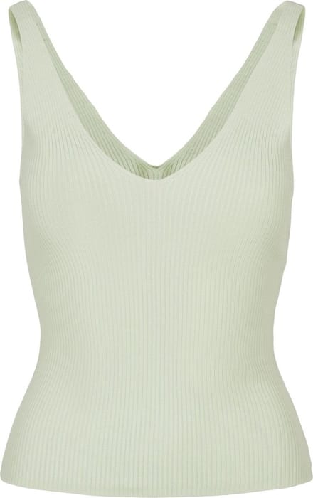 Urban Classics - Rib Knit Mouwloze top - 4XL - Groen