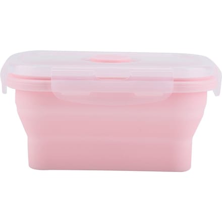 Draagbare Siliconen Lunchbox Opvouwbaar Magnetronbestendig Lunchtrommel Voedselcontainer 500ml