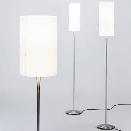 Serien Lighting serien.lighting Club S LED vloerlamp, aluminium