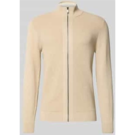 Gebreid vest met opstaande kraag