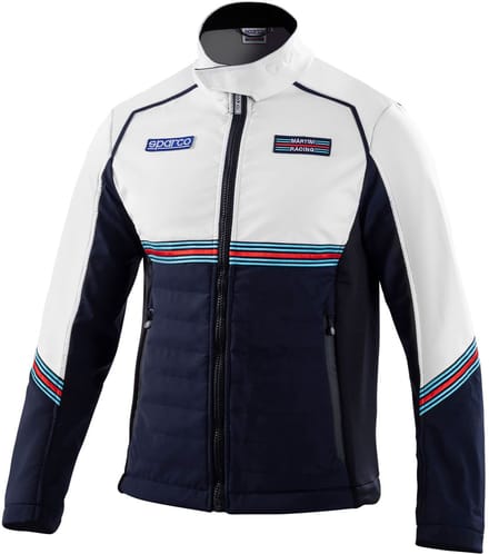 Sparco Martini Racing Martini Racing Softshell Jas - Zwart — Wit