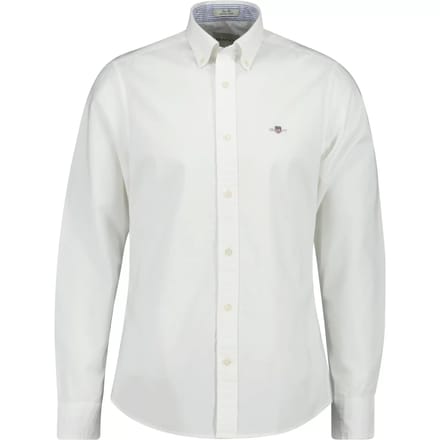 Gant 3230115 Overhemd Met Lange Mouwen Wit S Man