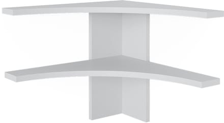 Vicco Roman Hoekplank – 43.5 x 37 cm Wit