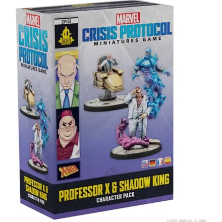 Figurine Professor X & De Schaduwkoning Atomic Mass Games Marvel Crisis Protocol