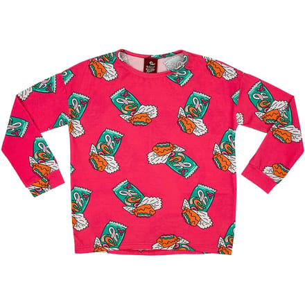 Meisjes-T-shirt met lange mouwen Raspberry Republic Candy Bar Pink