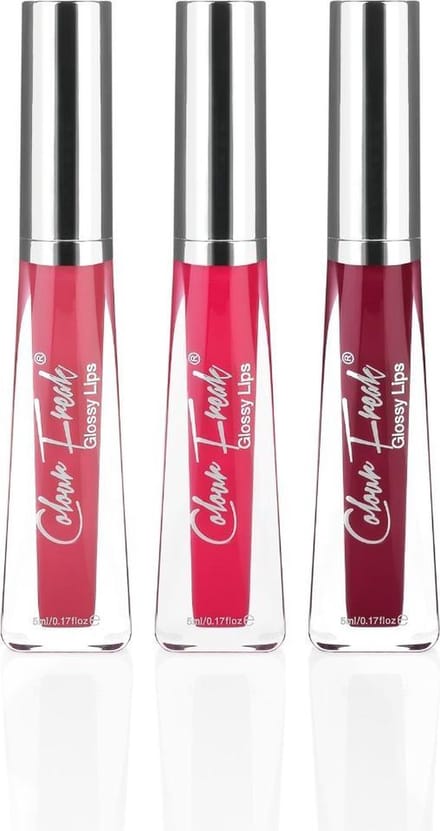 Colour Freak Cosmetics Glossy Lips Set – 3x Non-Sticky Lipgloss met SPF & Hydratatie - Zomerproef