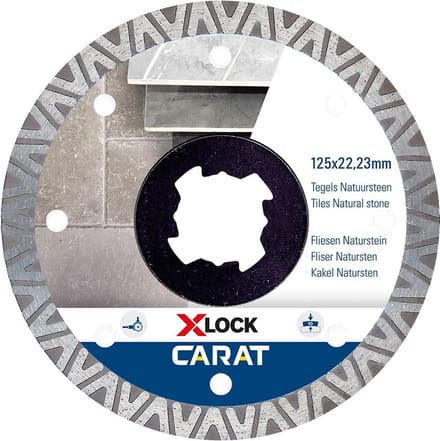 Diamantzaag X-Lock Tegels 125X22,23mm - CTXLOCK125